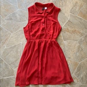H&M red dress, size 6. New without tag!